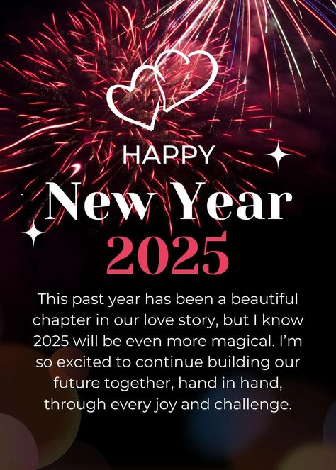 50+ Romantic New Year's Eve Quotes and Messages 2025 - iPhone2Lovely New Year's Eve Quotes, Cute Texts For Her, 2025 Wishes, New Years Eve Quotes, Wishes For Husband, Meaningful Love Quotes, New Year Message, Happy New Year Quotes, Happy New Year Greetings