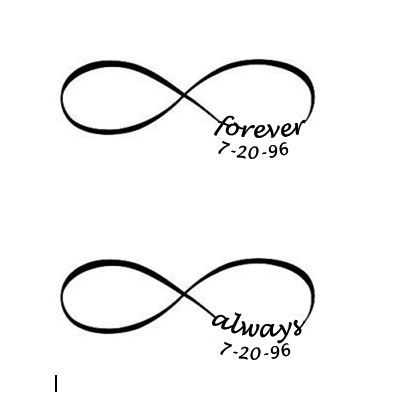 Small Tattoo Ideas Infinity, Cute Tattoo Ideas For Couples, Small Couple Tattoos Infinity, Cute Tattoos To Draw On Yourself, Infinity Tattoo Couples Matching, Couple Tattoos Stencil, Couple Tattoos Small Unique, Tattoo Couples Matching, Cute Small Couples Tattoo