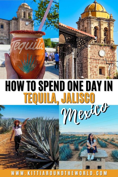 How to Spend One Day in Tequila, Jalisco, Mexico - Kitti Around the World Mexico Bucket List, Best Tequila, Mexico Travel Guides, Mexico Travel Destinations, Central America Travel, Visit Mexico, In The Town, Beautiful Waterfalls, Mexico Travel