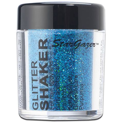 Stargazer Starlight Blue Halo Glitter Shaker, Body Glitter Cosmetics... ($4.19) ❤ liked on Polyvore featuring beauty products and bath & body products Shadow Face, Cosmetic Grade Glitter, Eyes Lips Face, Cosmetic Glitter, Glitter Powder, Loose Glitter, Body Glitter, Eyes Lips, Body Hair