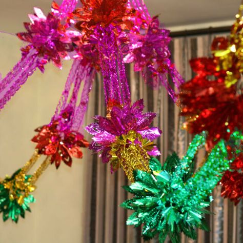 UK Colorful Foil Decoration Garland Bell Hanging Christmas Party Chain Tinsel 3M | eBay Christmas Ceiling Decorations, Whimsical Crafts, 1980s Christmas, Kitsch Christmas, Kitchen Christmas Gifts, Colonial Christmas, Christmas Hanging Decorations, Christmas On A Budget, Ceiling Hanging