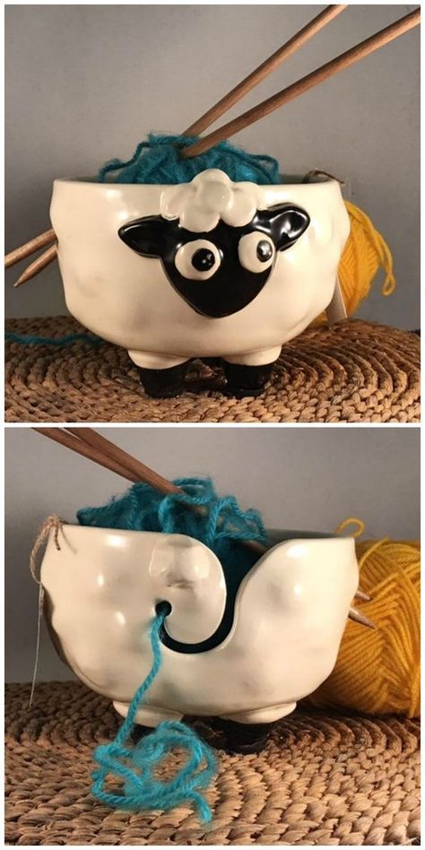 Yarn Bowls Pottery, Etsy Best Sellers, Ceramic Yarn Bowl, Yarn Bowls, Beginner Pottery, The Whoot, Cerámica Ideas, Pottery Handbuilding, Clay Diy Projects