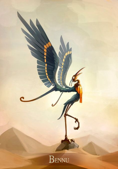 ArtStation - Mythic Birds, Valery Golubev Ancient Bird Art, Deity Artwork, Kemetic Paganism, Egypt Fanart, Ancient Pictures, Ancient Egyptian Deities, Egypt Tattoo, Egyptian God, Ancient Mythology