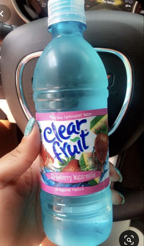 Clear Fruit Water, Clear Fruit, Carbonated Water, Fruit Water, Candy Brands, School Snacks, Tea Bottle, Natural Flavors, Plastic Water Bottle