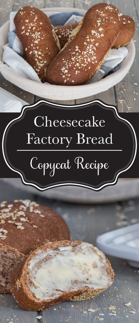 Cheesecake Factory Brown Bread - My most popular recipe | Kitchen Trials Cheesecake Factory Brown Bread Machine, Cheesecake Factory Bread, Cheesecake Factory Brown Bread, Brown Bread Recipe, Honey Wheat Bread, Cheesecake Factory Recipes, Nutella Desserts, The Cheesecake Factory, Yeast Breads