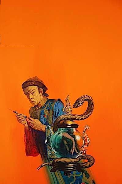 John Carter Of Mars, Fu Manchu, 70s Sci Fi Art, Edgar Rice Burroughs, Science Fiction Series, Ray Bradbury, Horse Carriage, Limited Edition Giclee, British Artist