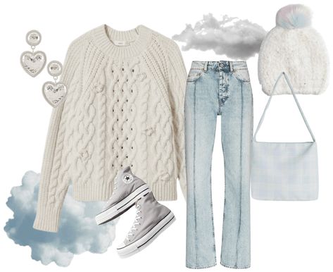 Cloudy day Outfit | ShopLook Windy Weather Outfit, Cloudy Weather Outfit, Cloudy Outfit, Windy Day Outfit, Cloudy Day Outfit, Cloudy Day Outfits, Sky Doll, Cute Church Outfits, Outfits For Characters