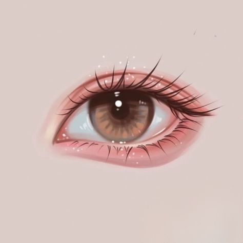 Eye Drawing Digital, Semi Realistic Eyes, Digital Eye Drawing, Procreate Sketches, Cute Eyes Drawing, Eye Drawing Tutorials, 캐릭터 드로잉, Anime Eye Drawing, Digital Painting Tutorials