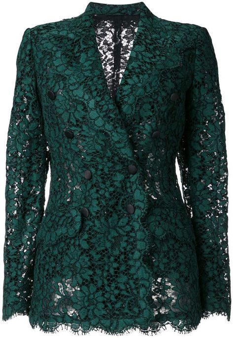 Mode Monochrome, Lace Blazer Jacket, Couture Ideas, Lace Blazer, Best Dress, Lace Jacket, Blazer Designs, فستان سهرة, Blazer Outfits