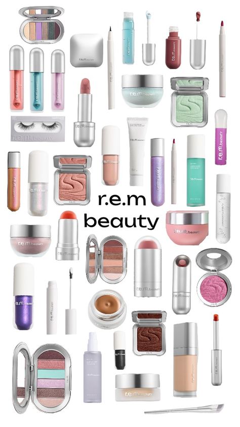 #fyp#byme#rem#beauty#ariana#grande#☆☆ Rem Beauty Collection, Rem Beauty Lipgloss, Ariana Grande Makeup Products, Rem Beauty Products, Rem Makeup, Rem Beauty Aesthetic, Ariana Grande Rem Beauty, Bedroom Wishlist, Face Makeup Routine