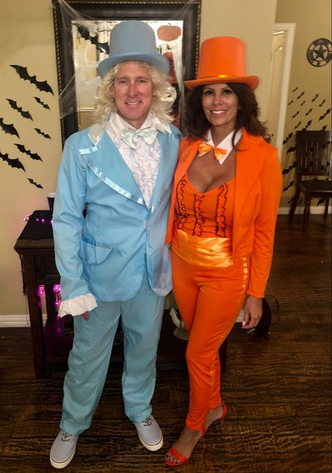 #halloween #halloweencoustumescouples #couplescostume #Dumbanddumber Hot Halloween, Halloween Coustumes, Hot Halloween Outfits, Couple Costume, Couples Halloween, Costumes Ideas, Couple Halloween, Couple Halloween Costumes, Couples Costumes