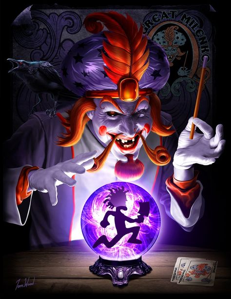 The Great Milenko Icp Joker Cards, Great Milenko, Insane Clown Posse Albums, What Is A Juggalo, Dark Carnival, Blithe Spirit, Clown Horror, Joker Artwork, Tom Wood