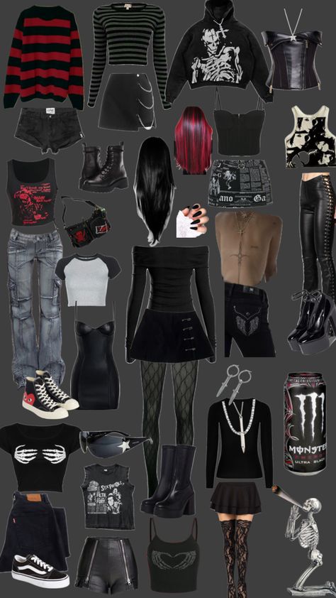 Girlfriend Outfits, Rockstar Gf, Clothes, Black