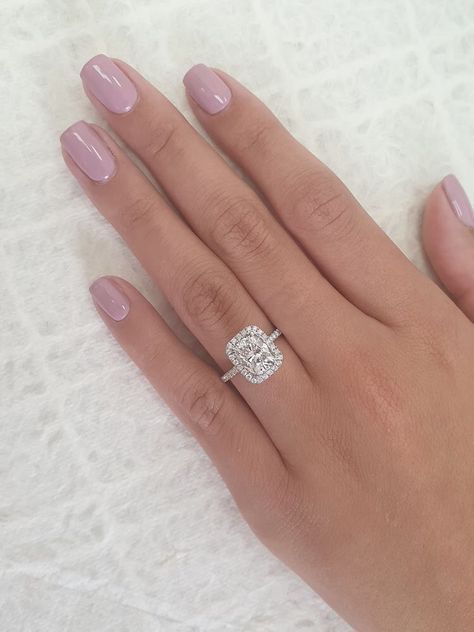 Engagement Rings Trends, Single Halo Engagement Ring, Radiant Halo Engagement Ring, Engagement Ring Hexagon, Hexagon Halo, Radiant Engagement Ring, Radiant Halo, Radiant Engagement, Oval Halo Engagement Ring