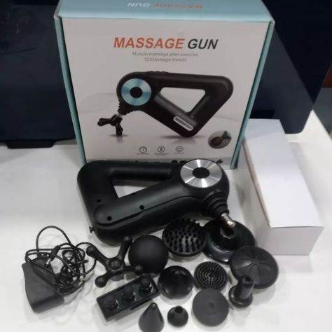 Massage gun with 12 attachments Big machine Given proven results Get your now.. Massage, Quick Saves