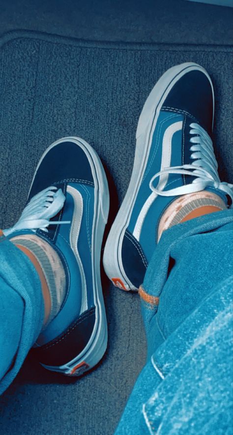 Blue aesthetic Blue Vans Aesthetic, Vans Shoes Aesthetic, Vans Old Skool Navy, Vans Aesthetic, Shoes Aesthetic, Blue Vans, Coat Hangers, Vans Blue, Coat Hanger