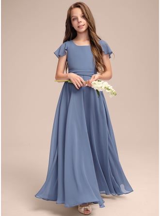 Young Bridesmaid Dresses Blue, Junior Bridesmaid Dresses Jj'shouse, Little Bridesmaids Dresses Kids, Teen Flower Girl Dresses, Older Flower Girl Dresses, Teen Bridesmaid Dresses, Blue Junior Bridesmaid Dresses, Jr Bridesmaid Dresses, Dusty Blue Flower Girl Dress