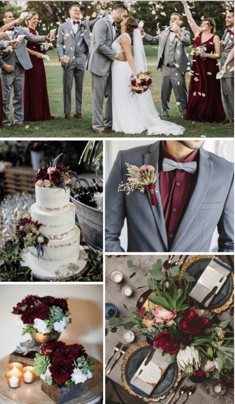 October Wedding Colors, Wedding Color Combinations, Fall Wedding Color Palette, Wedding Color Combos, Maroon Wedding, Wedding Colours, Cowboy Wedding, בר מצווה, Wedding Theme Colors