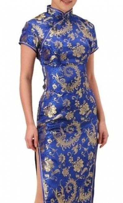 Hola brides que les parecen estos vestidos Chinese Gown, Asian Style Dress, Chinese Style Dress, China Dress, Cheongsam Dress, Form Fitting Dress, Chinese Dress, Asian Style, Street Chic