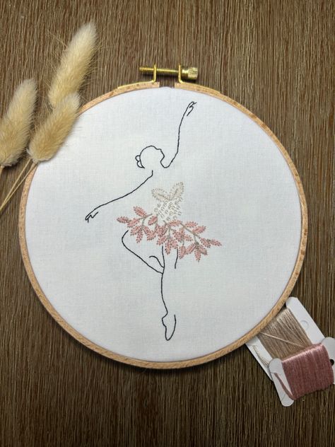 Dance Embroidery Designs, Ballet Embroidery Pattern, Ballet Embroidery Designs, Embroidery Ballerina, Dancer Embroidery, Ballet Embroidery, Nutcracker Embroidery, Dance Embroidery, Ballerina Embroidery Design