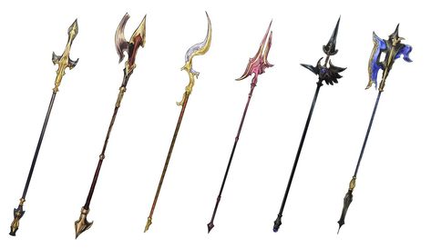 Halberd Art, Halberd Design, Halberd Concept Art, Dnd Halberd, Fantasy Halberd, Historic Armor, Dnd Items, Random Designs, My Fantasy World