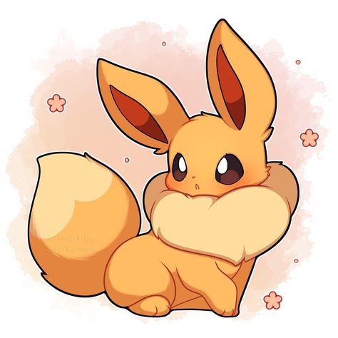 Evee Evolution, Eevee Wallpaper, Best Pokemon Ever, Eevee Cute, Fanart Illustration, Oc Pokemon, Pokemon Eeveelutions, Cute Pokemon Pictures, Eevee Evolutions