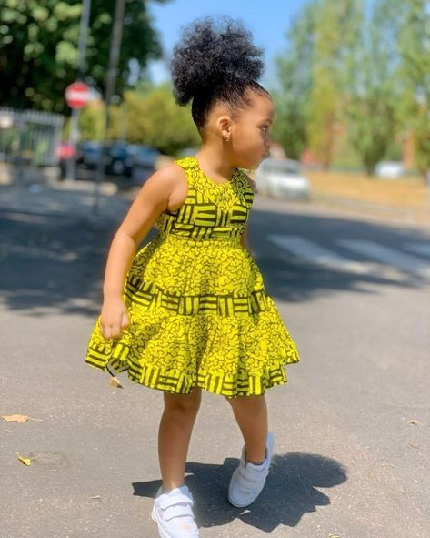 African Dresses For Kids Daughters, Ball Gown Styles, Braids Kids Hairstyles, Traditional Dresses For Kids, Viral Outfits, Fashion Ankara Styles, African Kids Clothes, Braids Kids, Kitenge Designs