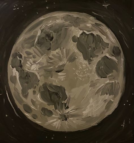 Moon Painting, Mia 3, Arte Inspo, Aesthetic Painting, Ethereal Art, Moon Art, Pretty Art, Oil Paintings, Stars And Moon