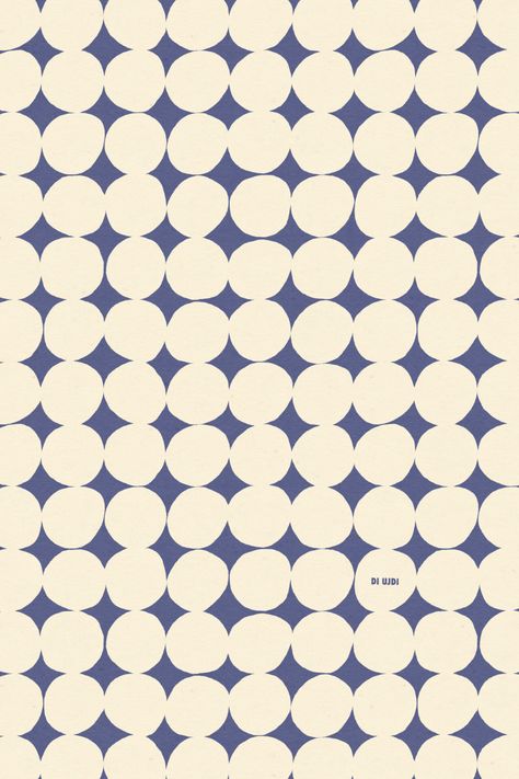 Geometric pattern design. Retro style surface pattern design. Simple circles on a blue background. Fabric collection 'The Easy Life' for Cloud9 Fabrics. Minimal Patterns, Pattern Design Inspiration, Geometric Pattern Design, Retro Background, Textile Pattern Design, Minimalist Pattern, Geometric Fabric, Design Textile, Graphic Design Pattern