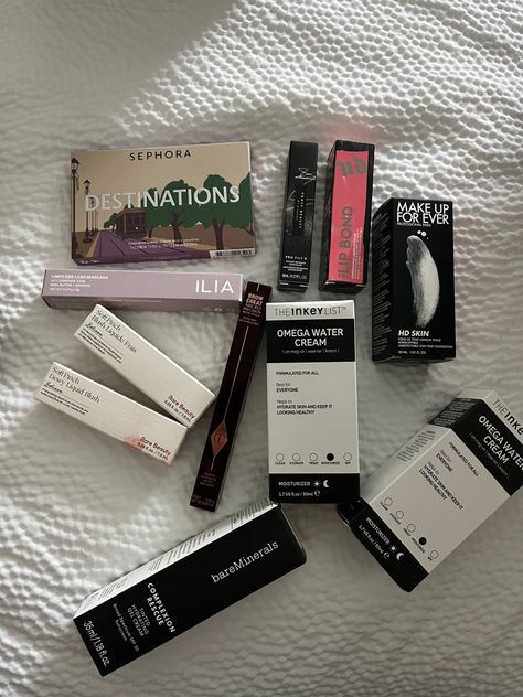 #makeup #makeuplook #sephora #makeupideas #haul Make Up Haul, Sephora Haul, Skin Foundation, Make Up For Ever, Cream Blush, Mascara Lashes, Hydrate Skin, Sephora, Makeup Looks