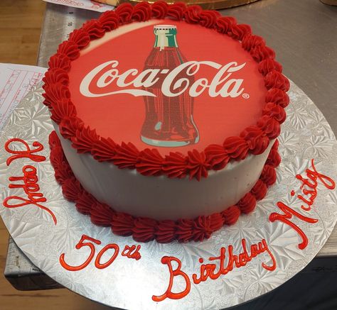 Coke Cola Cake Theme, Coca Cola Cake Design Birthdays, Pastel Cocacola, Coca Cola Birthday Party, Coca Cola Party Theme, Tardis Cake, Coca Cola Party, Coke Cake, Ariadne Diaz