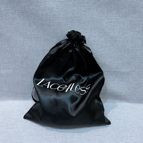 Wholesale Custom Black Satin Drawstring Pouch Silk Bags For hair Drawstring Bag Packaging, Wig Packaging, Silk Bag, Satin Bags, Bag Collection, Packaging Ideas, Drawstring Pouch, Bag Packaging, Hair Wig