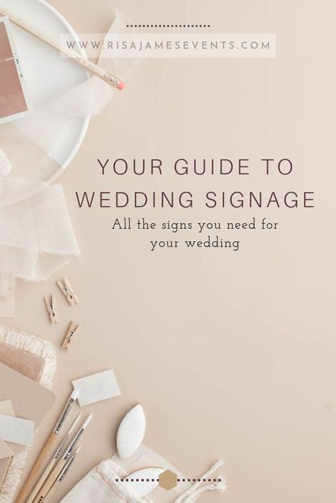 A complete list of all the signage you might want to consider for your wedding, with suggestions for where to find them! #weddingplanning #weddingadvice #risajamesevents #sacramentoweddingplanner #weddingsigns Signage List For Wedding, Sign List For Wedding, List Of Signs For Wedding, List Of Wedding Signage, Signs To Have At Your Wedding, Wedding Signage For Reception, Signage Needed For Wedding, Wedding Signs List, List Of Signage For Wedding