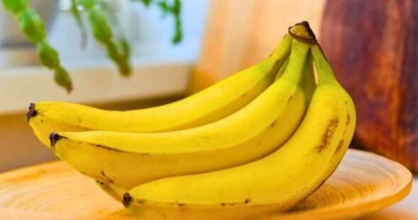 Store bananas in unexpected kitchen spot to keep them fresh for 14 days longer Green Banana, Fruit Bowls, Gas Cans, Brown Bag, Food Facts, Family Fashion, Stay Fresh, Quick Snacks, Kitchen Countertop