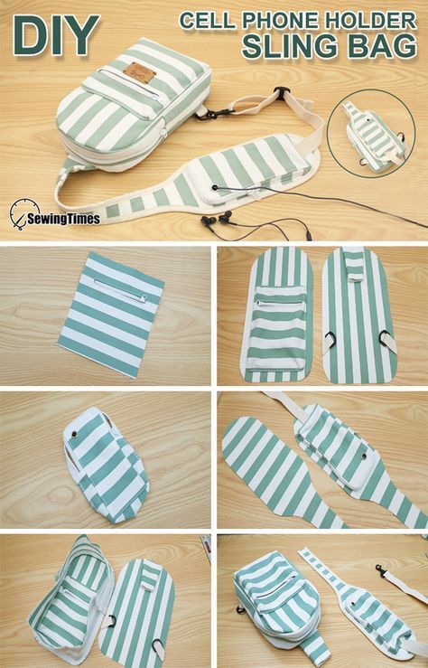 Sling Purse Pattern, Sling Bag Tutorial, Sling Bag Diy, Diy Sling Bag, Sling Bag Pattern, Tas Denim, Messenger Bag Patterns, Sewing Machine Projects, Sewing Pattern Shop