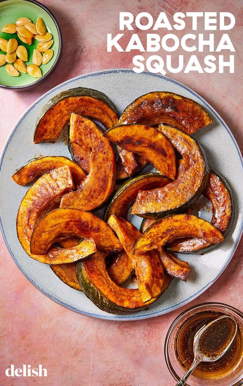 We Covered This Kabocha Squash In Maple Soy Brown Butter And Nothing Has Ever Tasted BetterDelish No Tomato Recipes, Squash Sides, Mashed Turnip, Day Of The Dead Recipes, Kabocha Squash Recipe, Recipes Squash, Acorn Squash Recipes, Kabocha Squash, Xmas Dinner