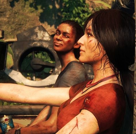 Nadine and Chloe, "Uncharted: The Lost Legacy" #Chlodine Uncharted Chloe And Nadine, Chloe And Nadine, Chloe Uncharted, Rachel Life Is Strange, Uncharted Series, Childhood Games, Life Is Strange, Tomb Raider, Uncharted