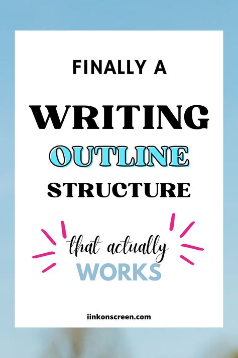 Writing outline structure for Book success - Boost your creative writing with this easy step How To Write A Book Outline, Write Novel, Book Writing Template, Novel Outline Template, Novel Writing Outline, Writing A Book Outline, Successful Writer, Outlining A Novel, Persuasive Essay Topics