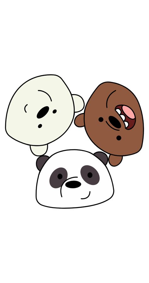 3 Panda Cartoon, We Bare Bears Characters, We Bear Bears Drawing, We Bare Bears Logo, We Are The Bears, Grizzly Bear Cartoon, We Bare Bears Drawing, Panda We Bare Bears, We Bare Bears Panda