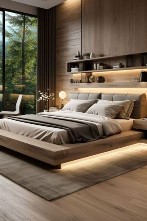 Modern Luxury Bedroom Design, Small Bedroom Interior, Modern Luxury Bedroom, Gothic Church, Luxury Bedroom Master, Style Deco, Luxury Rooms, Modern Bedroom Design, Minimalist Bedroom