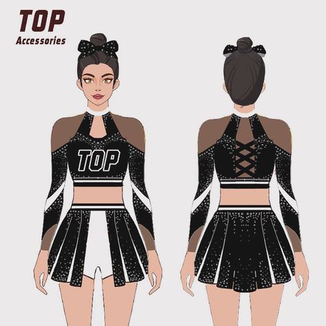 All Star Cheer Uniforms Design, Cheerdance Uniform Ideas, Cheerleader Outfit Ideas, Cheerdance Uniform, Allstar Cheer Uniform, Cheer Dance Outfit, Cheerleading Practice Wear, Cheer Bags, Cheerleading Dress