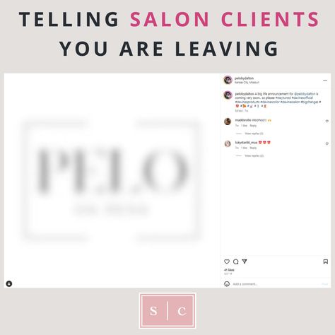 Leaving salon announcement Moving Announcements, Salon Owners, Find A Job, To Tell, Knowing You, Do It, Career, Spa, Let It Be