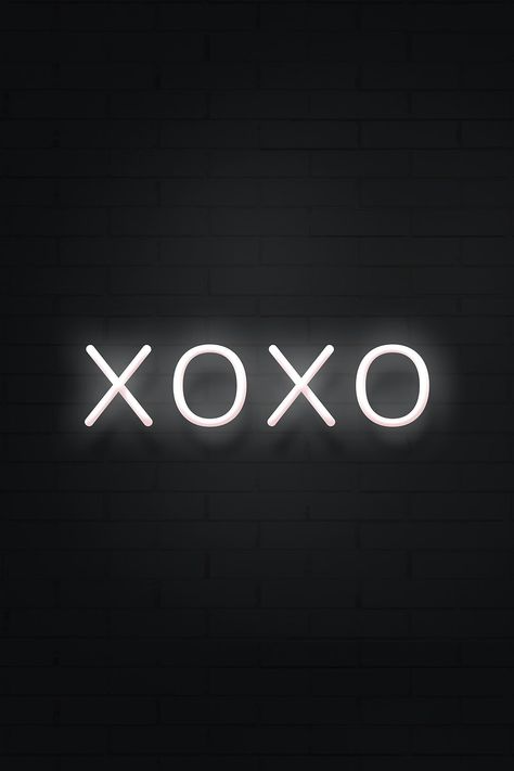 Glowing XOXO neon typography on a black background | free image by rawpixel.com / Hein Black Neon Quotes Aesthetic, Neon Black Aesthetic Wallpaper, Grey Neon Aesthetic, Black Widget Wallpaper, Black And White Neon Sign Aesthetic, Gray Neon Aesthetic, Black Widget Photos, Black Neon Aesthetic, White Neon Aesthetic