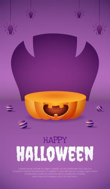 3d product display pumpkin podium with purple ball and spider poster Premium Vector Spider Poster, Halloween Promotion, Christmas Sale Poster, Story Banner, Halloween Banners, Halloween Promotions, Halloween Social, Christmas Graphic Design, Halloween Post