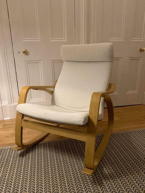 White Rocking Chair, White Rocking Chairs, Small Pillow, Rocking Chairs, Small Pillows, Office Chairs, Rocking Chair, Office Chair, Seat Cushions