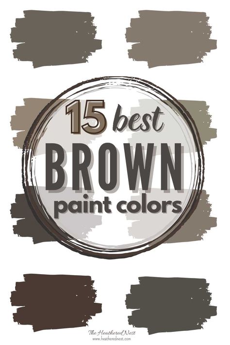 Dark Brown Exterior House Colors, Mocha Paint Colors, Brown Exterior House Colors, Gray Owl Benjamin Moore, Best Brown Paint Colors, Benjamin Moore Brown, Brown Grey Paint Color, Shades Of Brown Paint, Benjamin Moore Gray Owl