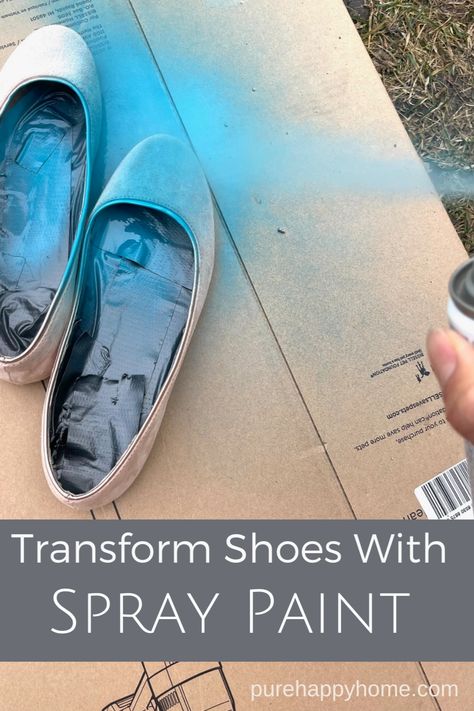 Ready to revamp your shoe game, but on a budget? 🤔 Look no further! Transform your shoes with spray paint in this fun and easy step-by-step guide. 👠 Upcycle your flats, heels, or any shoes you've been meaning to spruce up! 🎨 Add a pop of color, and refresh your closet without breaking the bank. 💰 Spray Paint Boots, Diy Shoes Makeover, Spray Paint Shoes, Paint Shoes, Shoe Spray, Painted Shoes Diy, Shoe Makeover, New Paint Colors, Coat Paint