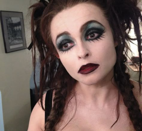 Alt Makeup, Swag Makeup, Helena Bonham, Smink Inspiration, Bonham Carter, Helena Bonham Carter, Make Up Inspo, Goth Makeup, Witch Art