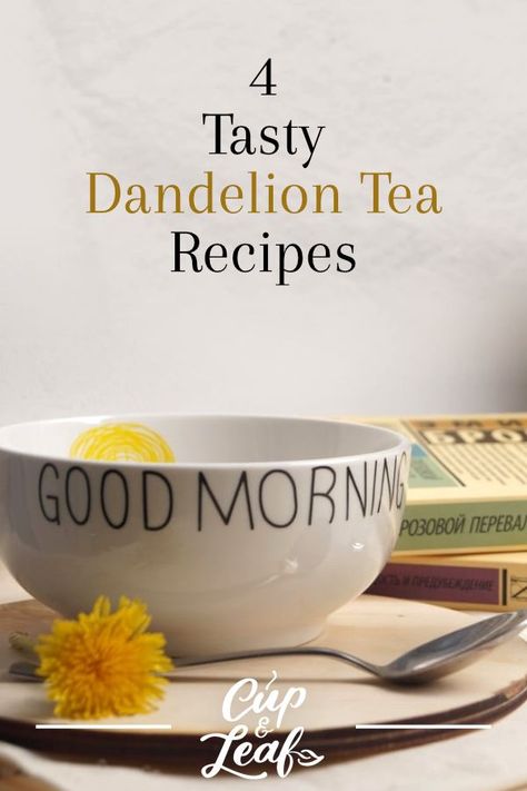 Dandelion Tea Recipe, Flavored Tea Recipes, Roasted Dandelion Root Tea, Dandelion Coffee, Roasted Dandelion Root, Dandelion Benefits, Dandelion Plant, Dandelion Root Tea, Dandelion Tea