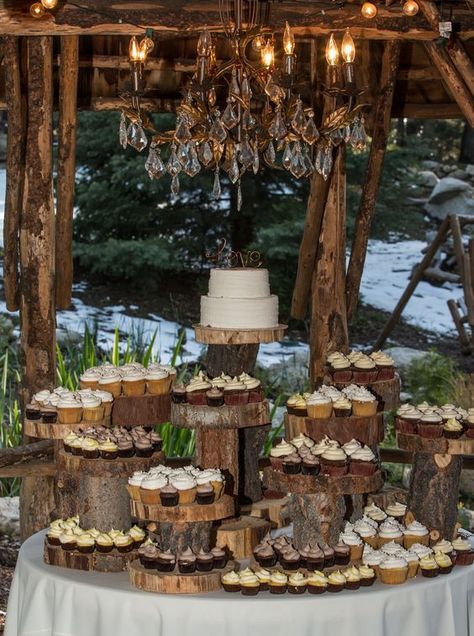 Rustic Wedding Cake Ideas to Wow Your Guests Wedding Cupcakes Rustic, 2 Tier Wedding Cakes, Rustic Cupcakes, Vintage Wedding Centerpieces, Rustic Cake Stands, Cupcake Stand Wedding, Country Wedding Inspiration, Rustic Vintage Wedding, Unique Wedding Decor